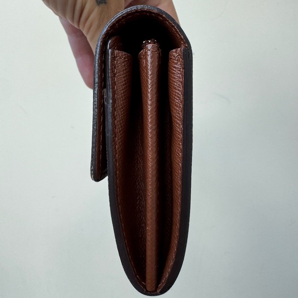 Louis Vuitton Brown Monogram Canvas Crossbody Bag with Gold Chain - Picture 5 of 14